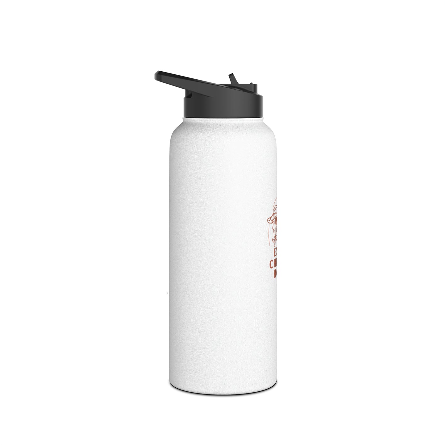 Extra Chromie Stainless Steel Water Bottle, Standard Lid