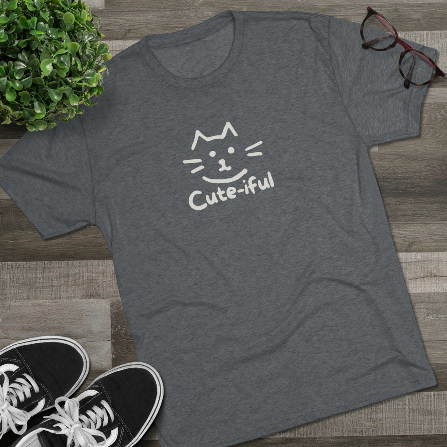 Nora the Cat Unisex Tri-Blend Crew Tee